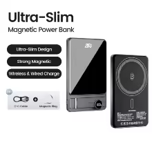 Ultra Slim Magnetic Power Bank (10000mAh Fast Charge)