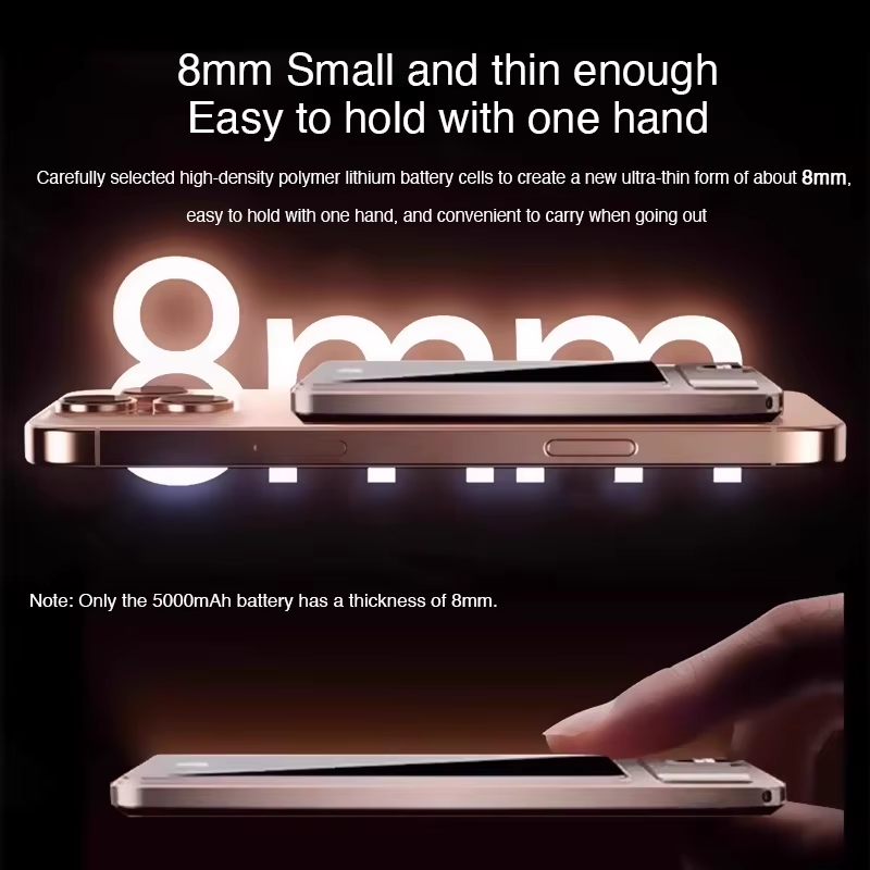Ultra Slim Magnetic Power Bank (10000mAh Fast Charge)